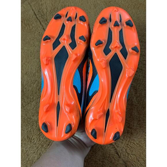 Adidas X SpeedPortal Messi.3 FG J Soccer Cleats Youth Size 2-5 Orange Blue Black - Picture 6 of 11